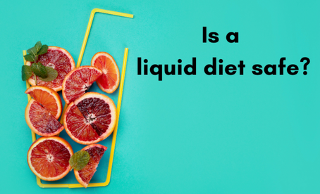 Liquid diets can be harmful, instead use a Formulated Meal Replacement