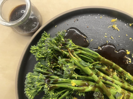 Broccolini with Lemon and FastFx Balsamic Dressing